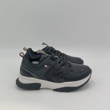 Sapatilha Tommy Hilfiger Low Cut Lace Up Black